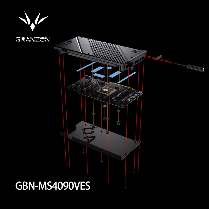 Rtx 4090 Water Block Full Cover - Granzon GPU bloque de agua para