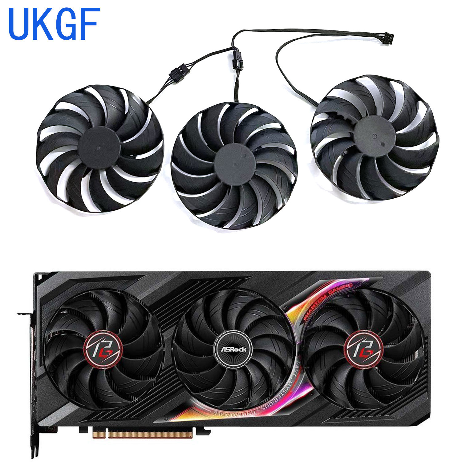 Rx 7900 Xt 20Gb - Ventilador para Tarjeta Gráfica ASRock Radeon