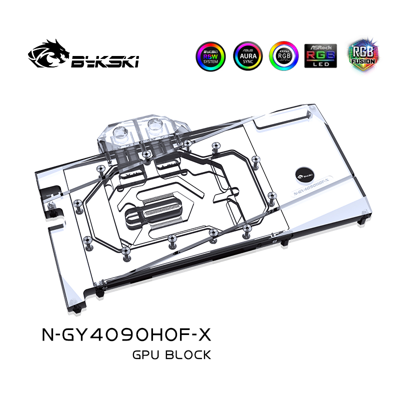 Bykski N-GY4090HOF-X bloque GP - Rtx 4090 Water Block Full Cover reseña y precio