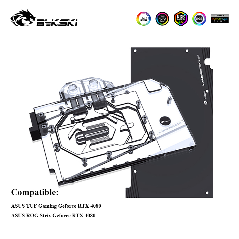 Bykski GPU enfriador de agua p - Rtx 4080 Water Cooling Block reseña y precio